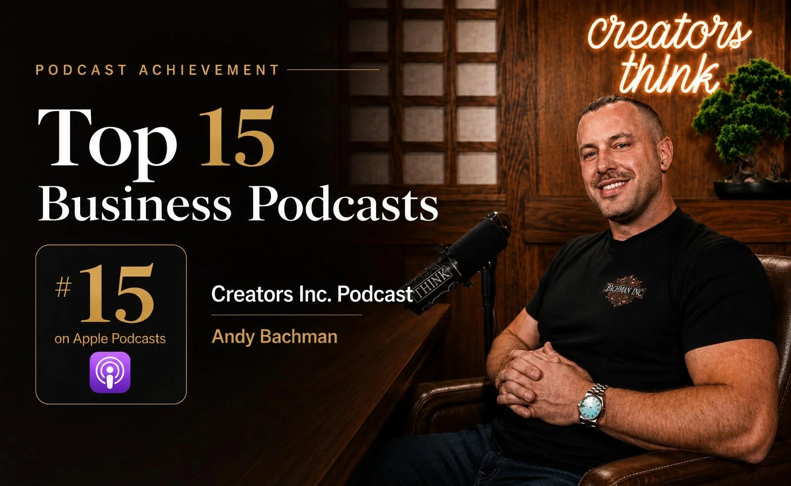 Creators Inc Podcast Surges in Apple's Business Charts on Unique Approach